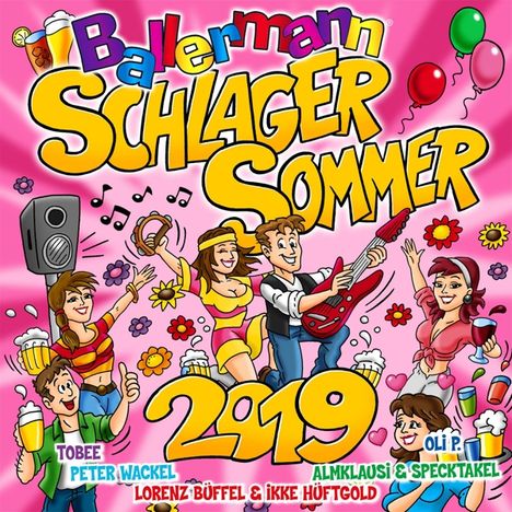 Ballermann Schlagersommer 2019, 2 CDs