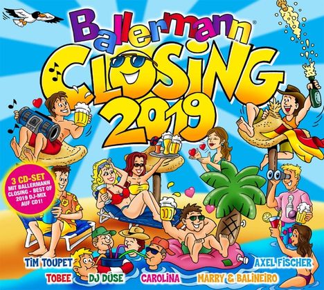 Ballermann Closing 2019, 3 CDs