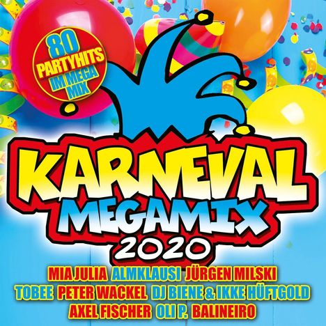 Karneval Megamix 2020, 2 CDs