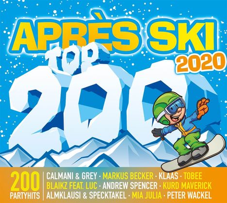 Apres Ski Top 200 2020, 3 CDs