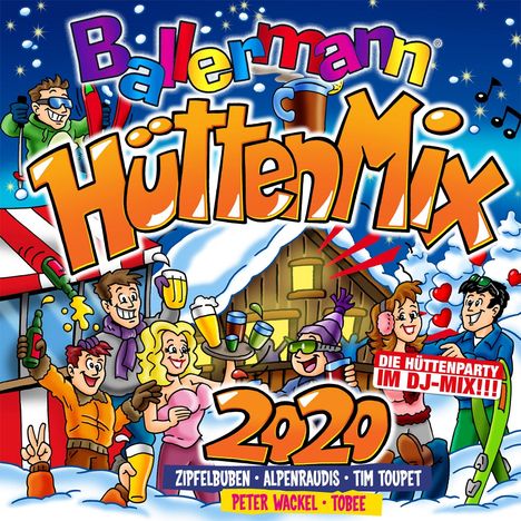 Ballermann Hütten Mix 2020, 2 CDs