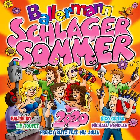 Ballermann Schlagersommer 2020, 2 CDs