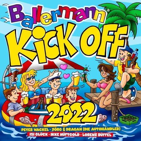 Ballermann Kick Off 2022, 2 CDs