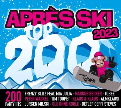 Apres Ski Top 200 2023, 3 CDs