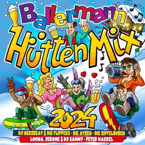 Ballermann Hütten Mix 2024, 2 CDs