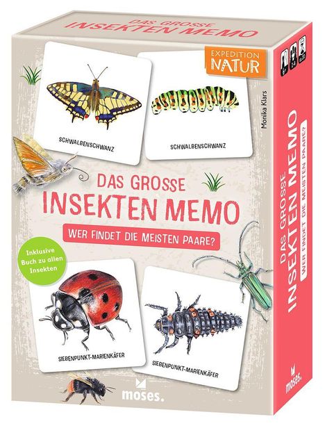 Monika Klars: Das große Insekten Memo, Spiele