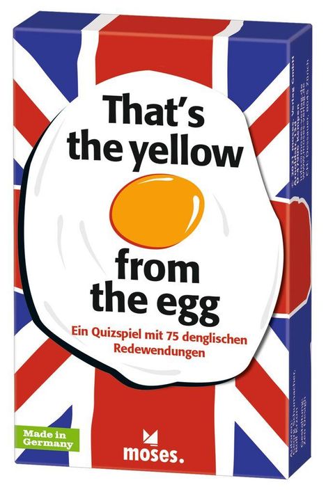 Georg Schumacher: That's the yellow from the egg, Spiele