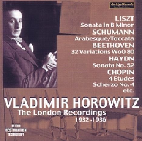 Vladimir Horowitz - The London Recordings 1932-1936, 2 CDs