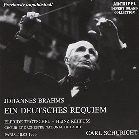 Johannes Brahms (1833-1897): Ein Deutsches Requiem op.45, CD