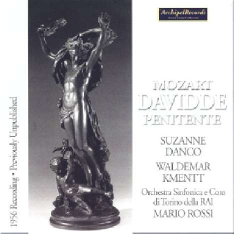 Wolfgang Amadeus Mozart (1756-1791): Kantate "Davide Penitente" KV 469, CD