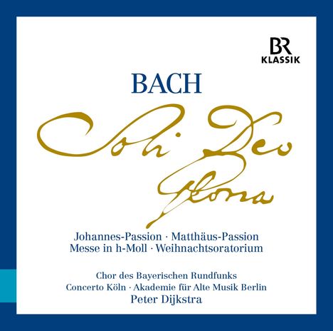 Johann Sebastian Bach (1685-1750): Die großen geistlichen Werke "Soli Deo Gloria" (ohne Werkeinführungen), 9 CDs