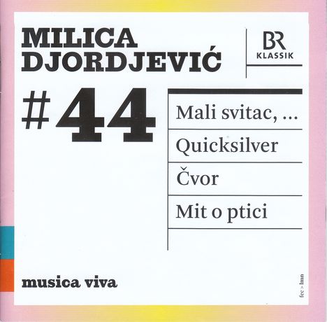 Milica Djordjevic (geb. 1984): Mit O Ptici für Chor &amp; Orchester, CD