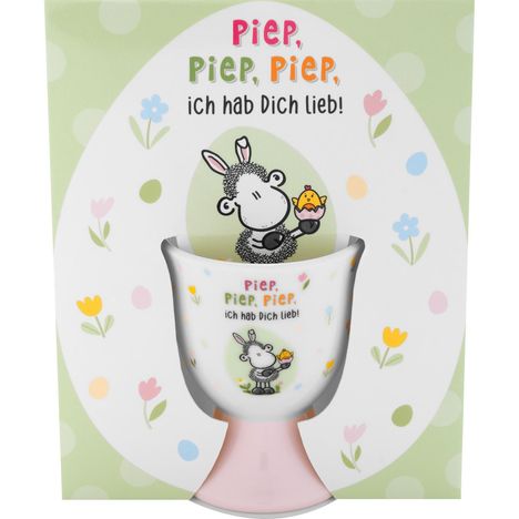 Eierbecher Motiv 'Piep, piep, piep, ich hab Dich lieb!', Diverse