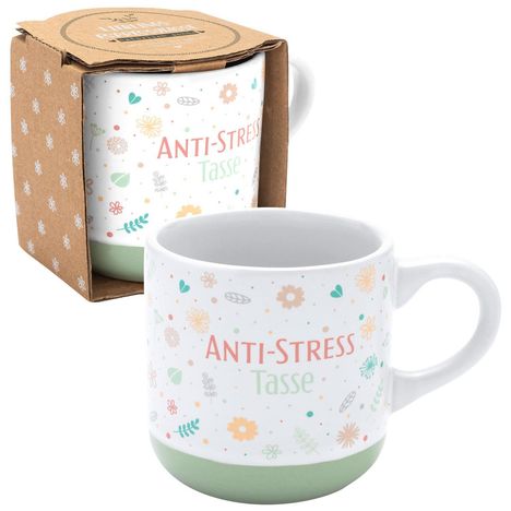 GRUSS &amp; CO Espressotasse Motiv Anti-Stress, 10 cl, Diverse