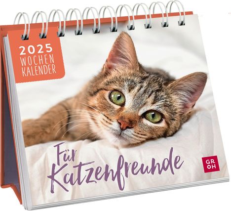 Mini-Wochenkalender 2025: Für Katzenfreunde, Kalender