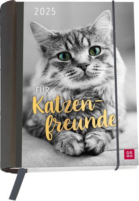 Buchkalender 2025: Für Katzenfreunde, Kalender