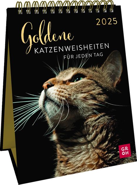 Wochenkalender 2025: Goldene Katzenweisheiten für jeden Tag, Kalender