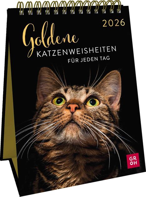 Wochenkalender 2026: Goldene Katzenweisheiten für jeden Tag, Kalender