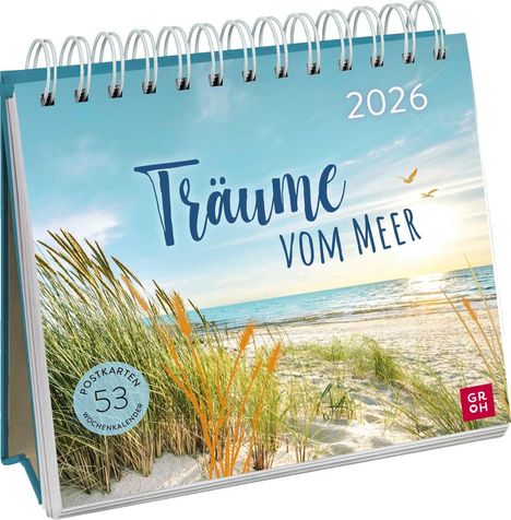 Postkartenkalender 2026: Träume vom Meer, Kalender