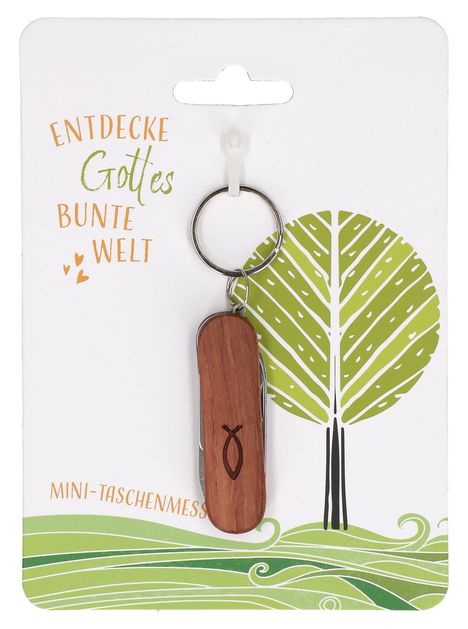 Entdecke Gottes bunte Welt. Mini-Taschenmesser, Diverse