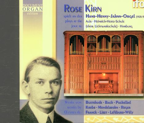 Hans-Henny-Jahnn-Orgel der Heinrich-Hertz-Schule Hamburg, CD