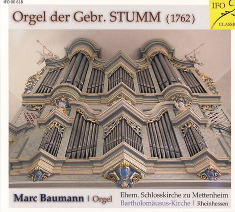 Marc Baumann spielt die Orgel der Gebr. Stumm, CD