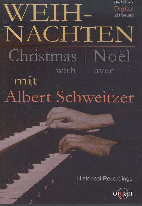 Weihnachten mit Albert Schweitzer, CD