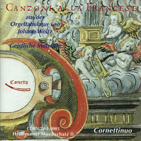 Johann Woltz (1550-1618): Canzoni alla Francese, CD