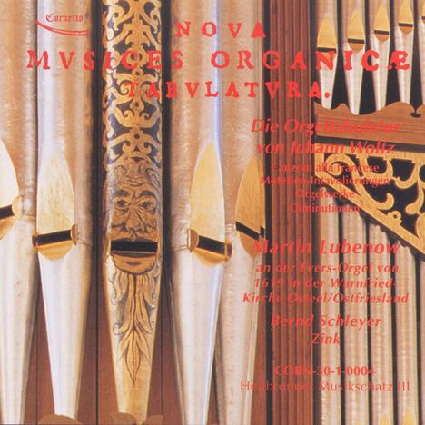 Martin Lubenov - Nova Musices Organice Tabulatura, CD