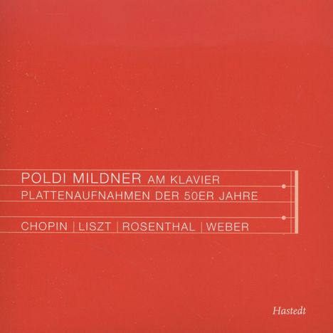Poldi Mildner - Plattenaufnahmen der 50er Jahre, CD