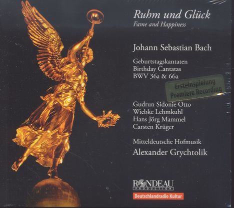 Johann Sebastian Bach (1685-1750): Kantaten BWV 36a &amp; 66a, CD