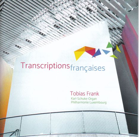 Tobias Frank - Transcriptions francaises, CD