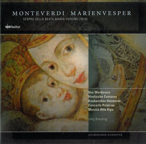 Claudio Monteverdi (1567-1643): Vespro della beata vergine, 2 CDs