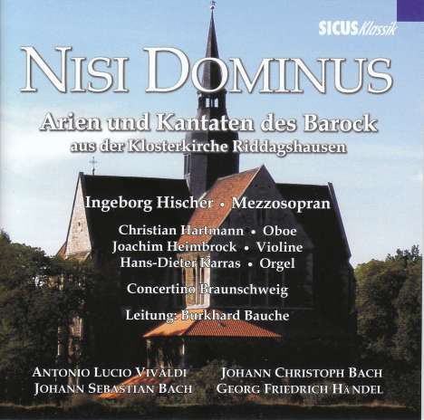 Arien und Kantaten des Barock aus der Klosterkirche Riddagshausen, CD