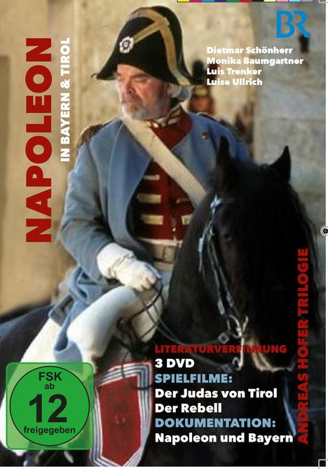 Napoleon in Bayern &amp; Tirol (Andreas Hofer Trilogie), 3 DVDs