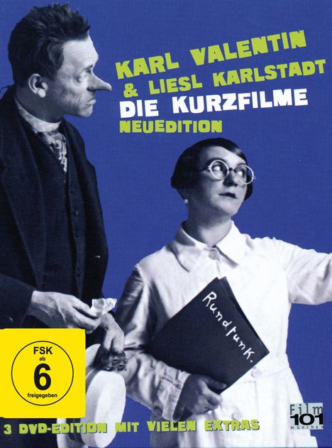 Karl Valentin &amp; Liesl Karlstadt: Kurzfilme (Neue Edition), 3 DVDs