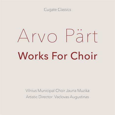 Arvo Pärt (geb. 1935): Geistliche Chorwerke (180g), LP