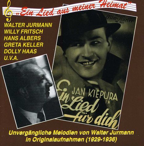 Walter Jurmann (1903-1971): Ein Lied aus meiner Heimat, CD
