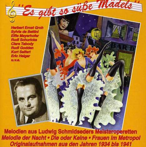 Es gibt so süße Mädels: Melodien aus Ludwig Schmidseders..., CD