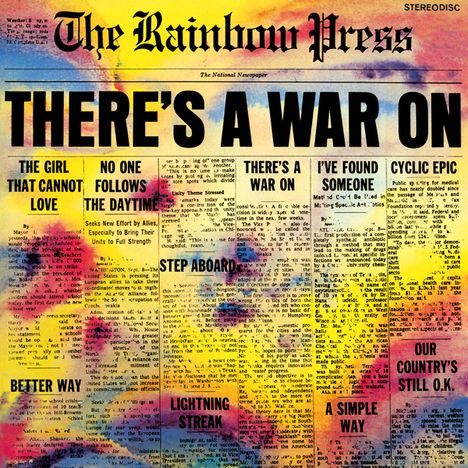 The Rainbow Press: There's A War On (remastered), LP