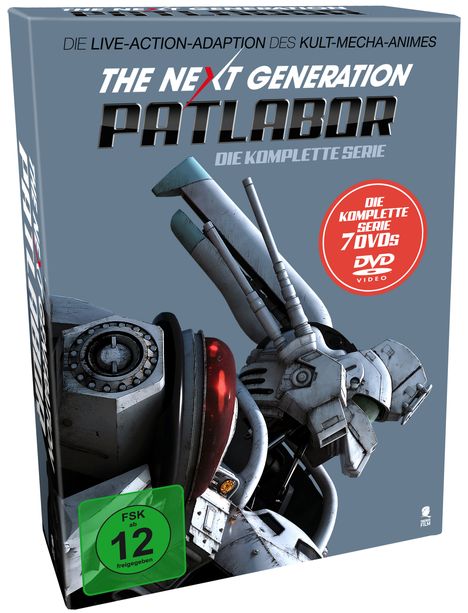 The Next Generation: Patlabor (Komplette Serie im Digipack), 7 DVDs