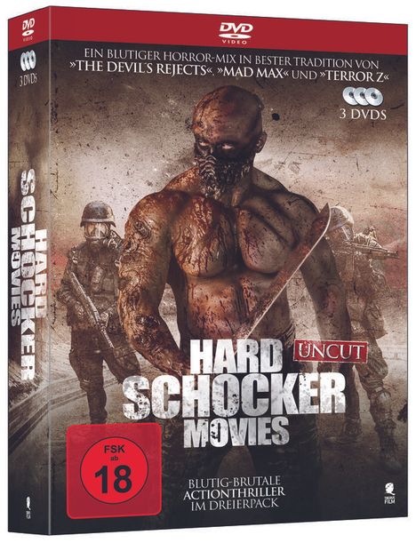 Hard Schocker Movies, 3 DVDs