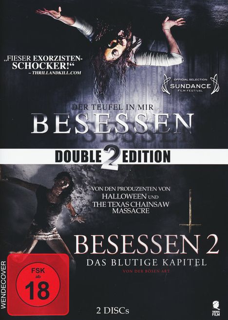 Besessen 1 &amp; 2, 2 DVDs