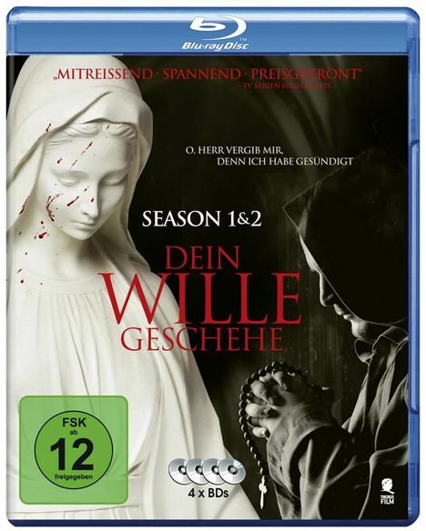 Dein Wille geschehe Staffel 1 &amp; 2 (Blu-ray), 4 Blu-ray Discs