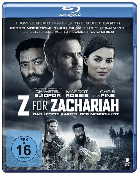 Z for Zachariah (Blu-ray), Blu-ray Disc