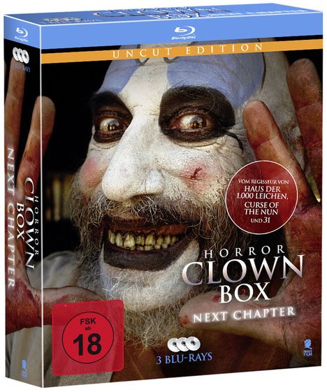 Horror Clown Box 2 (Blu-ray), 3 Blu-ray Discs