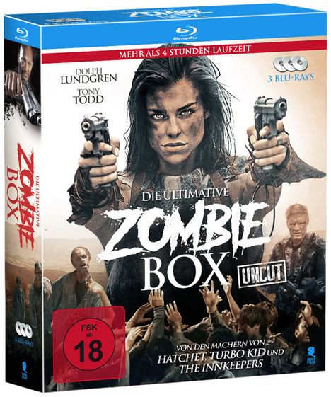 Die ultimative Zombie-Box (Blu-ray), 3 Blu-ray Discs