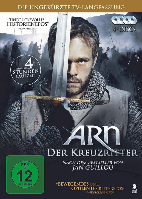 Arn - Der Kreuzritter (TV-Serie), 4 DVDs