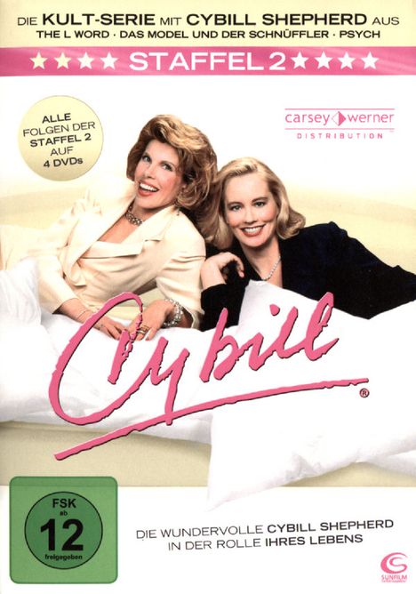 Cybill Season 2, 4 DVDs