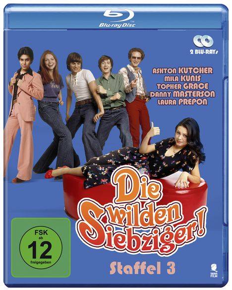 Die wilden Siebziger Staffel 3 (Blu-ray), 2 Blu-ray Discs